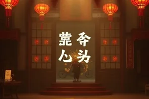 老胶片档案画面，划痕处理后仍保留原始噪点